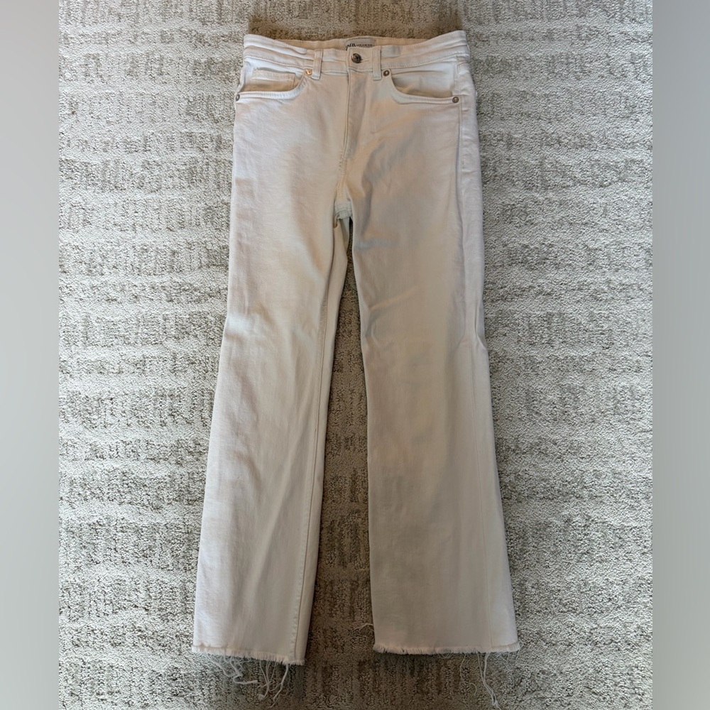 Women's Zara white jeans